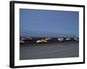 Blured Action of Auto Race, Charlotte, North Carolina, USA-Paul Sutton-Framed Photographic Print