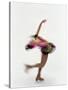 Blured Action of Female Figure Skater Preforming a Spin-Steven Sutton-Stretched Canvas