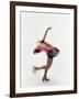 Blured Action of Female Figure Skater Preforming a Spin-Steven Sutton-Framed Photographic Print