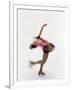 Blured Action of Female Figure Skater Preforming a Spin-Steven Sutton-Framed Photographic Print