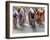 Blured Action of Road Cylcling Competition, New York, New York, USA-Chris Trotman-Framed Photographic Print