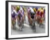 Blured Action of Road Cylcling Competition, New York, New York, USA-Chris Trotman-Framed Photographic Print