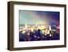 Blured Lighhts from Peak Victoria, Hong Kong-Iakov Kalinin-Framed Photographic Print