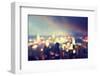 Blured Lighhts from Peak Victoria, Hong Kong-Iakov Kalinin-Framed Photographic Print