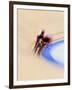 Blurred Action of Cyclist Competing on the Track-Chris Trotman-Framed Photographic Print