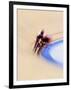 Blurred Action of Cyclist Competing on the Track-Chris Trotman-Framed Photographic Print