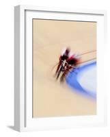 Blurred Action of Cyclist Competing on the Track-Chris Trotman-Framed Photographic Print