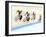 Blurred Action of Cyclist on the Track-Chris Trotman-Framed Photographic Print