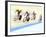 Blurred Action of Cyclist on the Track-Chris Trotman-Framed Photographic Print