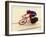 Blurred Action of Cyclist on the Track-Chris Trotman-Framed Photographic Print