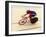 Blurred Action of Cyclist on the Track-Chris Trotman-Framed Photographic Print