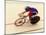 Blurred Action of Cyclist on the Track-Chris Trotman-Mounted Photographic Print