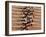 Blurred Action of Male Runners Starting a 100 Meter Sprint Race-Paul Sutton-Framed Photographic Print