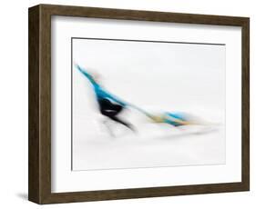 Blurred Action of Pairs Figure Skaters, Torino, Italy-Chris Trotman-Framed Photographic Print