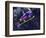 Blurred Action of Ski Jumper Flying Throught the Air-null-Framed Photographic Print