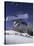 Blurred Action of Snowboarder, Aspen, Colorado, USA-null-Stretched Canvas