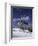 Blurred Action of Snowboarder, Aspen, Colorado, USA-null-Framed Photographic Print