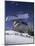 Blurred Action of Snowboarder, Aspen, Colorado, USA-null-Mounted Photographic Print