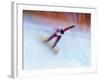 Blurred Action of Snowboarder, Nagano, Japan-null-Framed Photographic Print