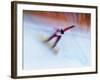 Blurred Action of Snowboarder, Nagano, Japan-null-Framed Photographic Print