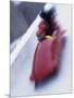 Blurred Action of the Start of 4 Man Bobsled Team, Lake Placid, New York, USA-Chris Trotman-Mounted Photographic Print