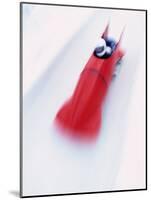 Blurred Action of Two Man Bobsled, Park City, Utah, USA-Chris Trotman-Mounted Photographic Print