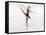 Blurred Action of Woman Figure Skater, Torino, Italy-Chris Trotman-Framed Stretched Canvas