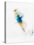 Blurred Action of Woman Figure Skater, Torino, Italy-Chris Trotman-Stretched Canvas