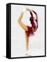 Blurred Action of Woman Figure Skater, Torino, Italy-Chris Trotman-Framed Stretched Canvas