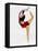 Blurred Action of Woman Figure Skater, Torino, Italy-Chris Trotman-Framed Stretched Canvas