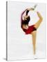 Blurred Action of Woman Figure Skater, Torino, Italy-Chris Trotman-Stretched Canvas