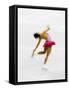Blurred Action of Woman Figure Skater, Torino, Italy-Chris Trotman-Framed Stretched Canvas