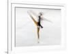 Blurred Action of Woman Figure Skater, Torino, Italy-Chris Trotman-Framed Photographic Print