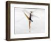 Blurred Action of Woman Figure Skater, Torino, Italy-Chris Trotman-Framed Photographic Print