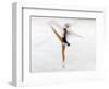 Blurred Action of Woman Figure Skater, Torino, Italy-Chris Trotman-Framed Photographic Print