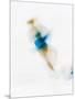 Blurred Action of Woman Figure Skater, Torino, Italy-Chris Trotman-Mounted Photographic Print