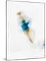 Blurred Action of Woman Figure Skater, Torino, Italy-Chris Trotman-Mounted Photographic Print