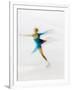 Blurred Action of Woman Figure Skater, Torino, Italy-Chris Trotman-Framed Photographic Print