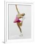 Blurred Action of Woman Figure Skater, Torino, Italy-Chris Trotman-Framed Photographic Print