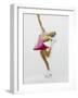 Blurred Action of Woman Figure Skater, Torino, Italy-Chris Trotman-Framed Photographic Print