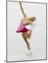 Blurred Action of Woman Figure Skater, Torino, Italy-Chris Trotman-Mounted Photographic Print