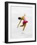 Blurred Action of Woman Figure Skater, Torino, Italy-Chris Trotman-Framed Photographic Print