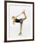 Blurred Action of Woman Figure Skater, Torino, Italy-Chris Trotman-Framed Photographic Print