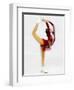 Blurred Action of Woman Figure Skater, Torino, Italy-Chris Trotman-Framed Photographic Print