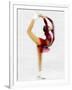 Blurred Action of Woman Figure Skater, Torino, Italy-Chris Trotman-Framed Photographic Print