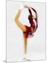 Blurred Action of Woman Figure Skater, Torino, Italy-Chris Trotman-Mounted Photographic Print