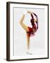 Blurred Action of Woman Figure Skater, Torino, Italy-Chris Trotman-Framed Photographic Print