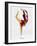 Blurred Action of Woman Figure Skater, Torino, Italy-Chris Trotman-Framed Photographic Print