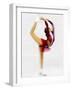 Blurred Action of Woman Figure Skater, Torino, Italy-Chris Trotman-Framed Photographic Print