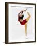 Blurred Action of Woman Figure Skater, Torino, Italy-Chris Trotman-Framed Photographic Print